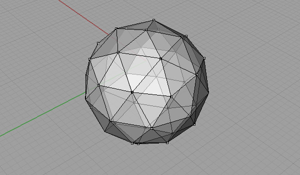 modeling a geodesic sphere