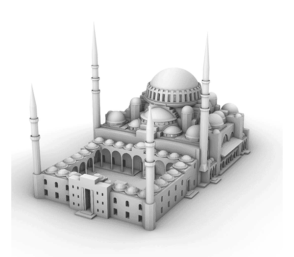Süleymaniye Mosque animation