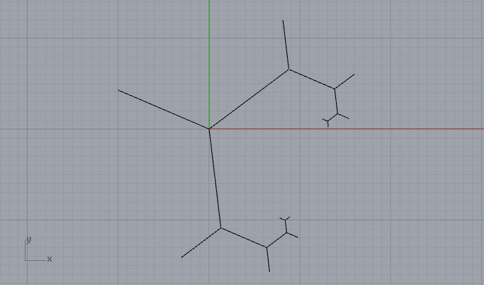 Binary Branching using Macro rhinoceros, tree