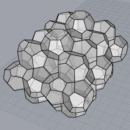 modeling weaire phelan structure