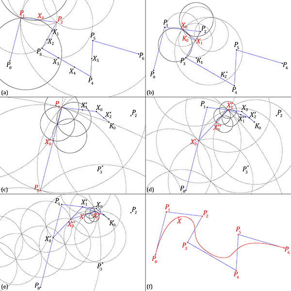 compass-only Construction of Bezier Curves