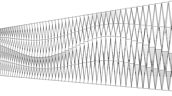 rhombus facade