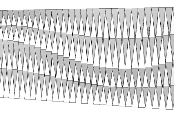 rhombus facade