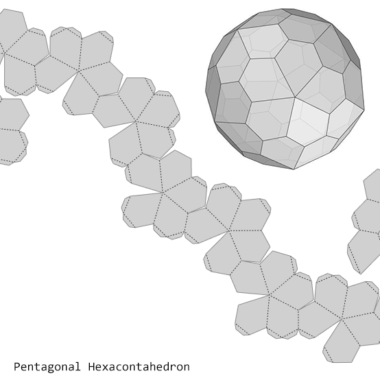 polyhedra unroller with flaps