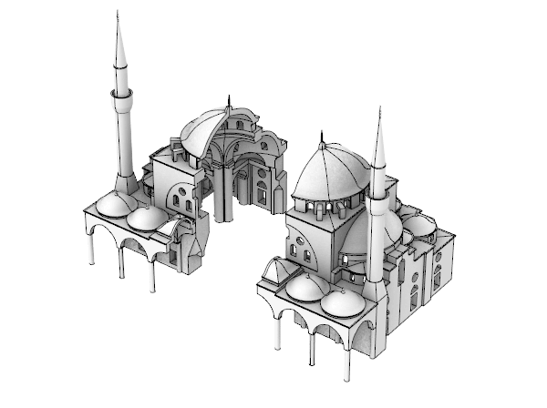 Mihrimah Sultan Mosque animation