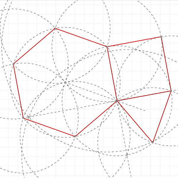 euclidean construction of rhombitrihexagonal