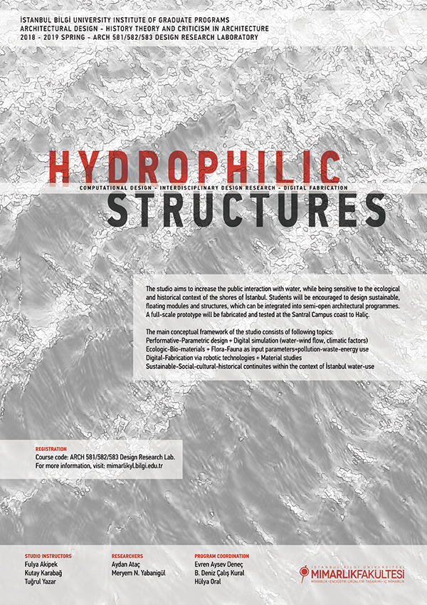 Hydrophilic Structures design-education, eps-foam