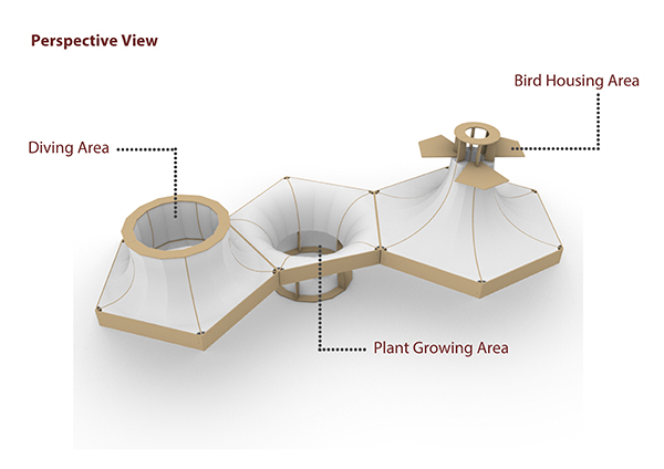 Hydrophilic Structures robot, structure