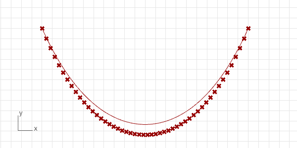 Catenary Dome without Kangaroo animation