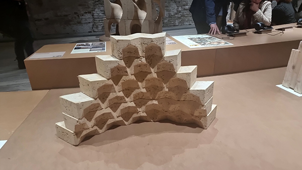 Venice Architecture Biennial exhibition, rammed-earth