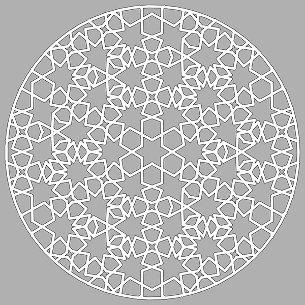 Lace Experiments grasshopper, islamic-pattern